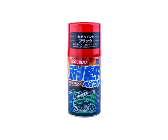 Термостойкая краска SOFT99 Heatproof Paint Black 08020