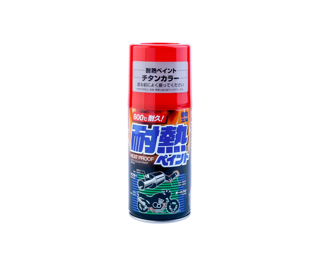 Термостойкая краска SOFT99 Heatproof Paint Titanium 08027
