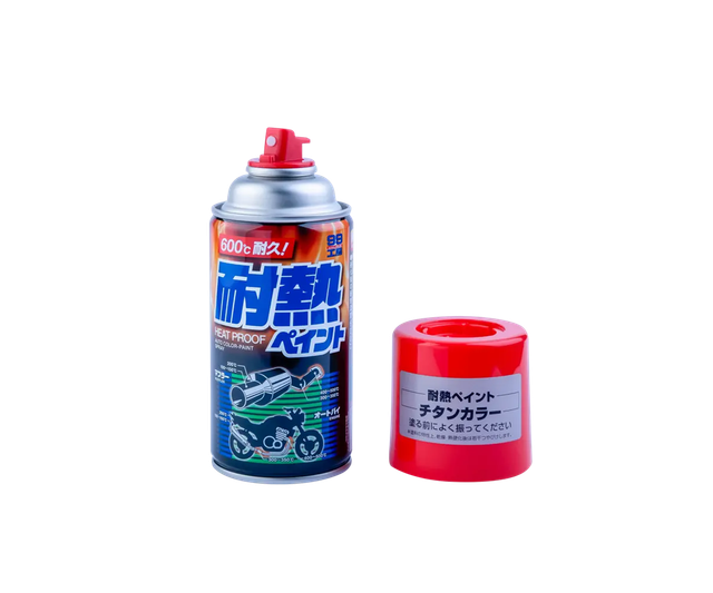 Термостойкая краска SOFT99 Heatproof Paint Titanium 08027