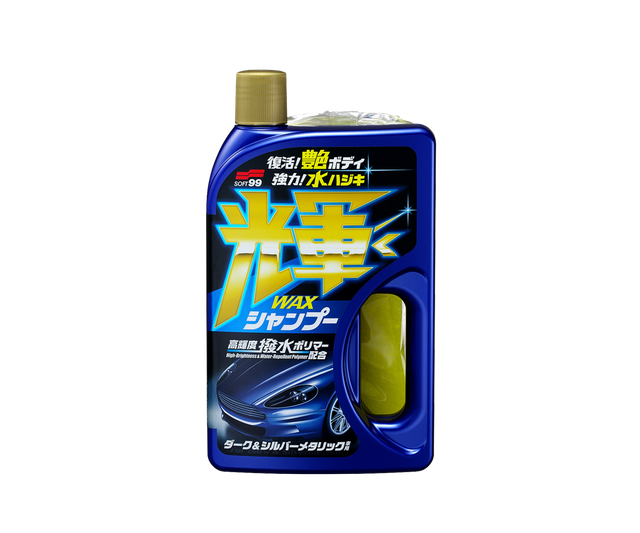 Шампунь SOFT99 Wax in Shampoo High Shiny Black 04278