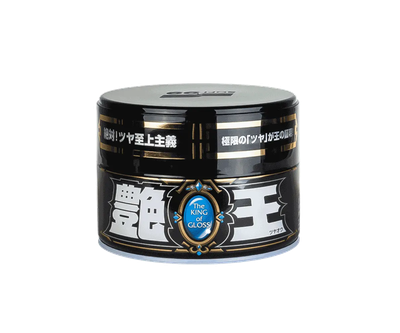 Твердий віск SOFT99 The King of Gloss Black для королівського