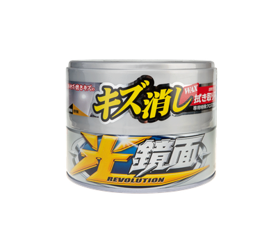【美品】 VSS鑑定シルバーラベル(MT 9) エナジーマーカー(E-42) Твёрдый воск SOFT99 Scratch Clear Wax Mirror Finish Silver для