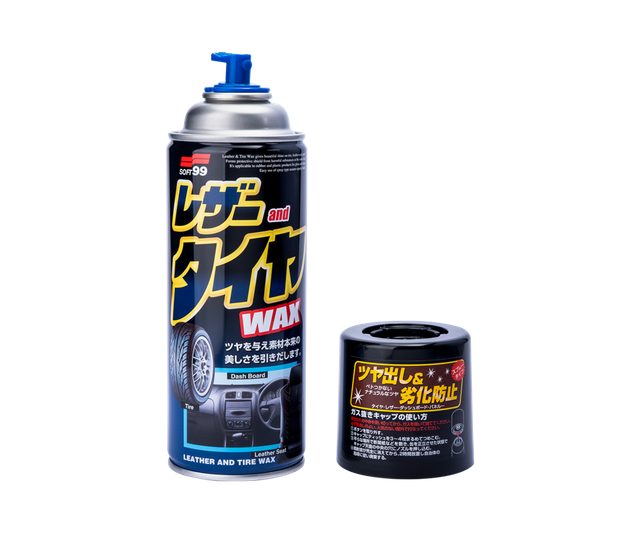 Спрей для пластику SOFT99 Leather and Tire Wax 02001