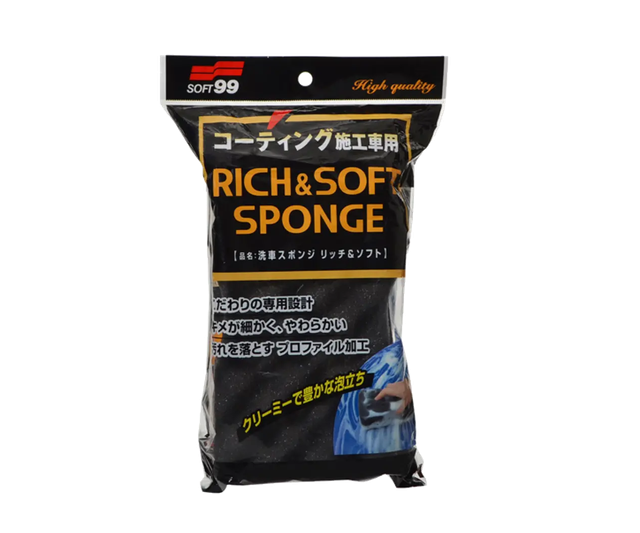 Поліуретанова мочалка SOFT99 Rich & Soft Sponge 04155